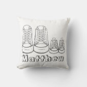 Coussin Enfant Parent Baskets Petit bébé Chaussures Nurser (Recto)