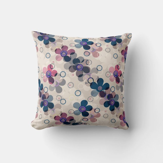 Coussin Enfants Abstraits mignon dessin animé fleurs fleur (Recto)