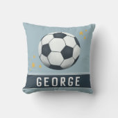 Coussin Enfants Blue Sports Football Garçons (Recto)