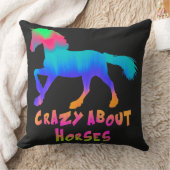 Coussin Enfants "Fous à propos des chevaux" Tropical Crava (Couverture)