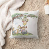 Coussin Enfants lisant sous un arbre (Couverture)