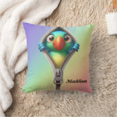 Coussin Enfants Parrots Colorés (Couverture)