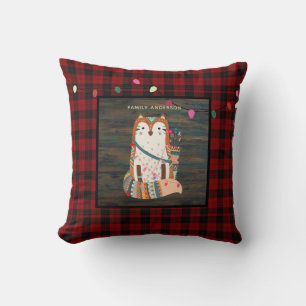 Coussin Enfants personnalisées Xmas Tribal FOX Buffalo Pla