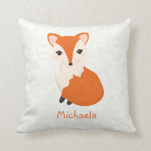 Coussin Enfants personnalisés par Fox mignons de fille