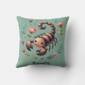 Coussin Enfants prière chrétienne Woodland Scorpion sur ve (Verso)