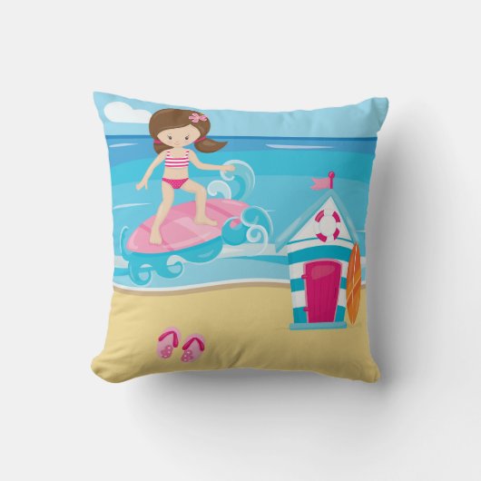 Coussin Enfants surfeurs (Recto)