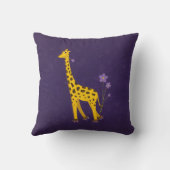 Coussin Enfants violets drôles de patinage de rouleau de (Verso)