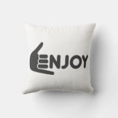 Coussin Enjoy T-Shirt (Verso)