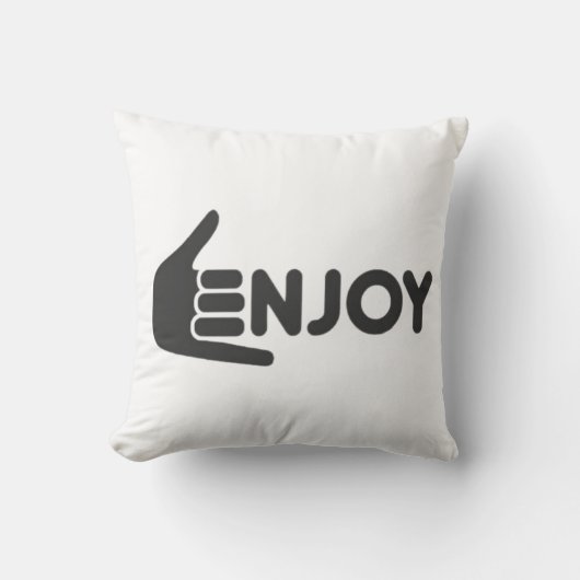 Coussin Enjoy T-Shirt (Recto)