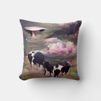 Coussin Enlèvement de vaches UFO