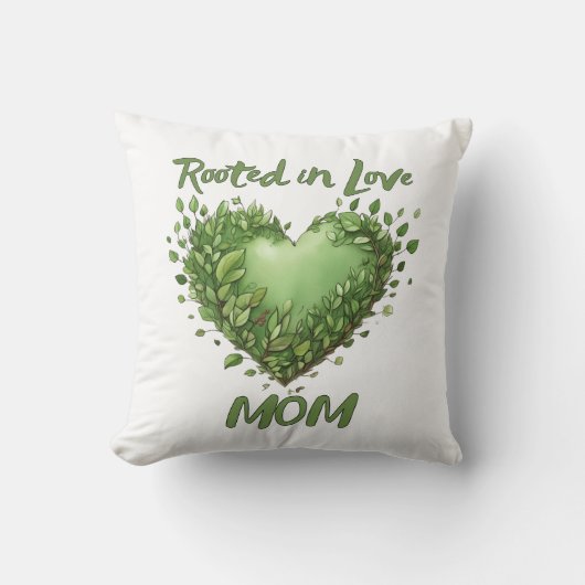 Coussin Enraciné dans l'amour, Maman (Recto)