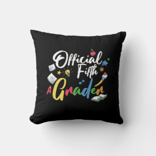 Coussin Enseignant de 5e année Officiel de 5e année