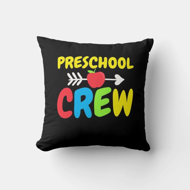 Coussin Enseignant de l'équipe préscolaire (Recto)