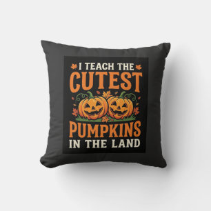 Coussin Enseignant Halloween Citrouilles Les Plus Mignonne