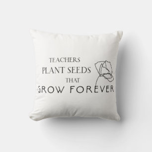 Coussin Enseignants Graines Plantes Qui Croissent Pour Tou