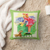 Coussin Enseigner à Rover comment laver la vaisselle (Couverture)