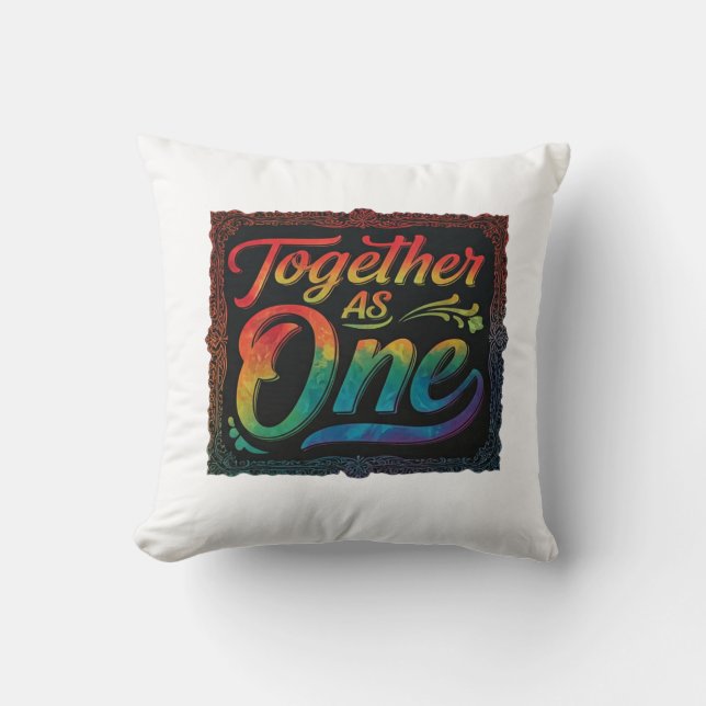 Coussin Ensemble Comme Un (Recto)