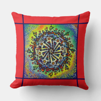 Coussin Ensemble de tapis de voiture à motif mandala