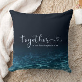 Coussin Ensemble est notre endroit préféré pour être (Couverture)
