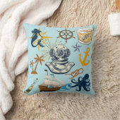Coussin Enterrement de vie de garçon nautique (Couverture)