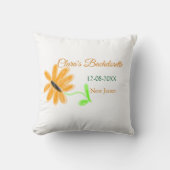 Coussin enterrement de vie de jeune fille ajouter nom date (Recto)