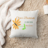 Coussin enterrement de vie de jeune fille ajoutez nom date (Couverture)