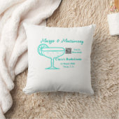 Coussin enterrement de vie de jeune fille Turquoise Margs (Couverture)