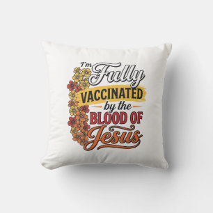 Coussin Entièrement vacciné par le sang de Jésus conceptio