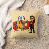 Coussin ENTJ — A Conquistadora Visionária (Couverture)