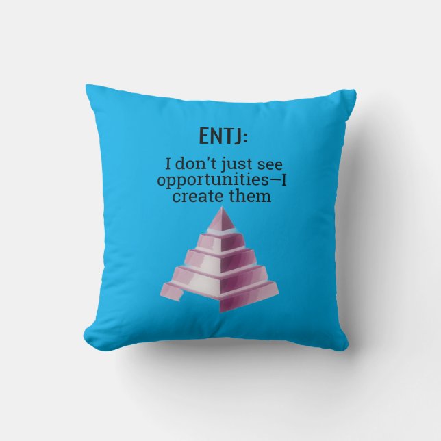 Coussin ENTJ : Créer des opportunités (Recto)