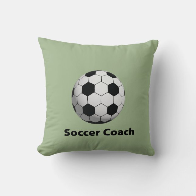 Coussin entraîneur de football (Recto)