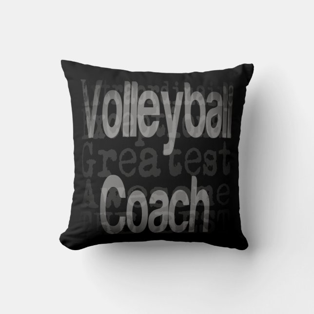 Coussin Entraîneur de volley-ball (Recto)