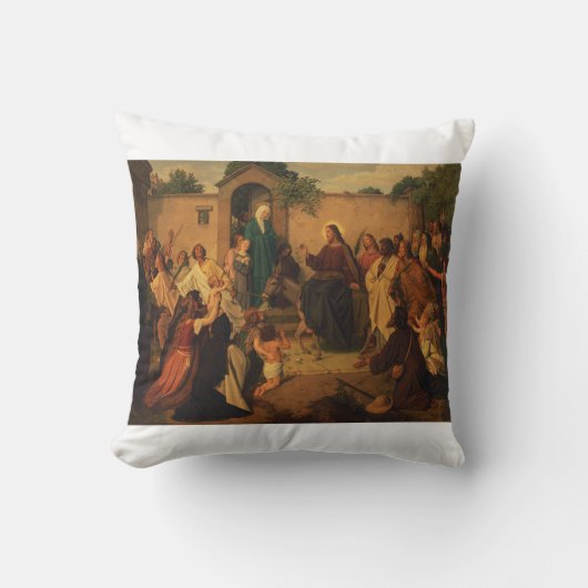 Coussin Entrée de Jésus-Christ à Jérusalem (Recto)