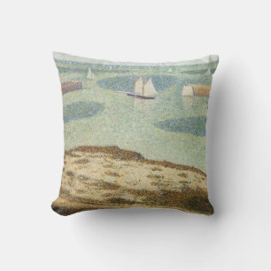 Coussin Entrée du Havre par Georges Seurat, Art ancien