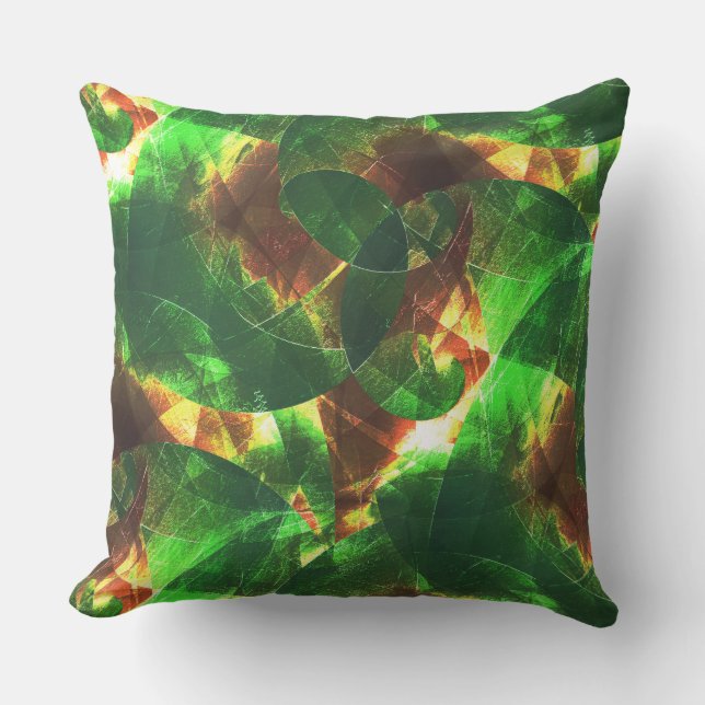Coussin Entrelacs texturés et superposés (Recto)