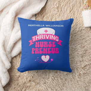 Coussin Entrepreneur de soins infirmiers personnalisé NURS
