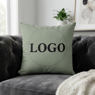 Coussin Entreprise de logo de société personnalisé pour la