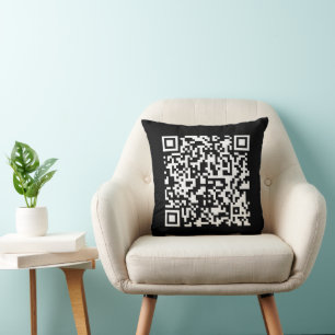 Coussin Entrer l'URL et créer un code QR numérisable   Bla
