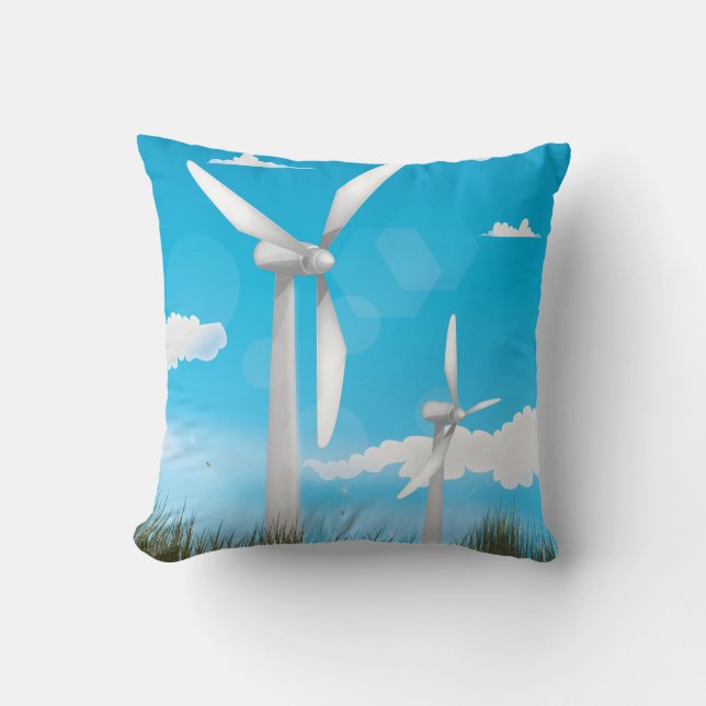 Coussin Éoliennes (Recto)