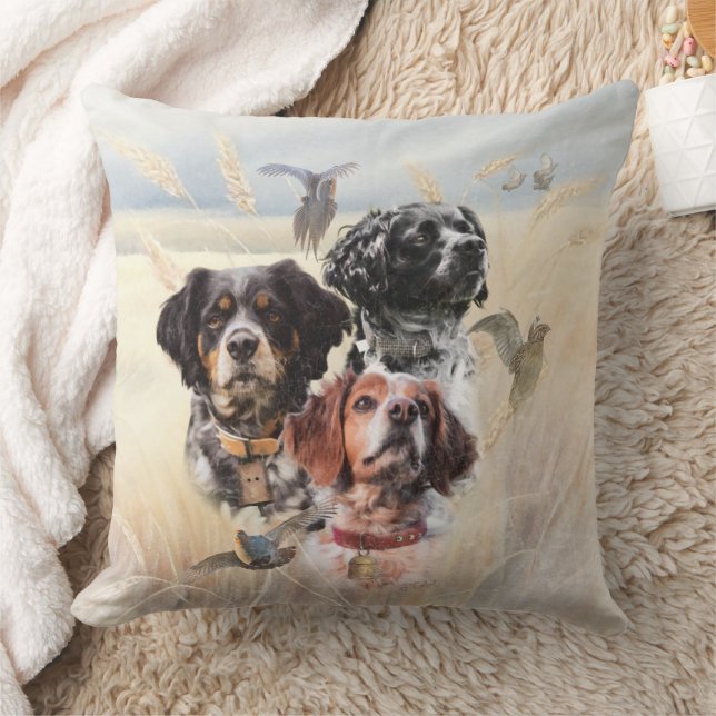 Coussin Épagneul breton (Couverture)