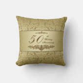 Coussin Épanouir 50e anniversaire de mariage (Recto)