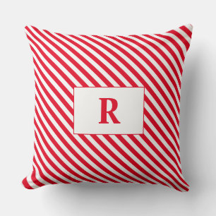Coussin Éperons Monogrammes Rouges/Blancs Épervier