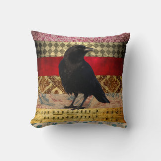 Coussin Ephemera Crow