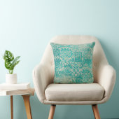 Coussin Ephemera Turquoise Paper Series Design 19 (Chaise)