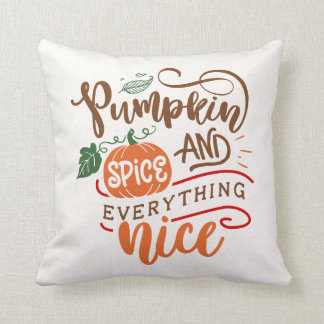 Coussin Épices citrouilles et tout Nice automne automne au