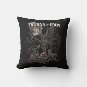 Coussin Épines d'Eden - Conception de streetwear gothique