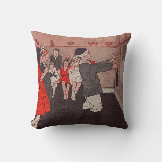 Coussin Épingler la queue Âne Vintage Enfants (Recto)