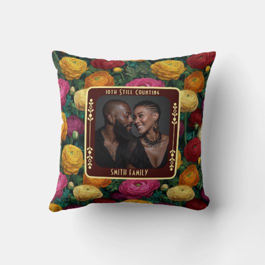 Coussin Épouse Classique 50E Anniversaire De Mariage Pour  (Verso)