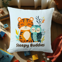 Épouses en sommeil Tiger & Chouette | Amis animaux