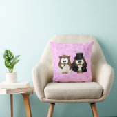 Coussin épousez nouvellement les hiboux (Chaise)